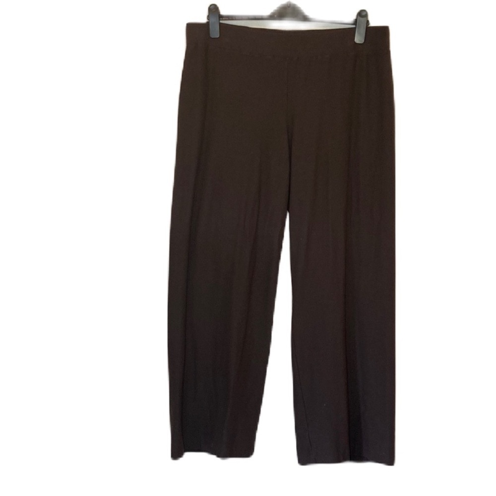 Eileen Fisher Tencel Jersey Straight Full length Pant Coffee